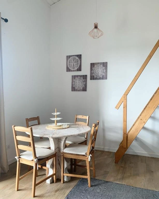 Dining area inside an apartment